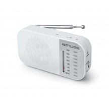Radio Porttil MUSE M-025 RW Blanco