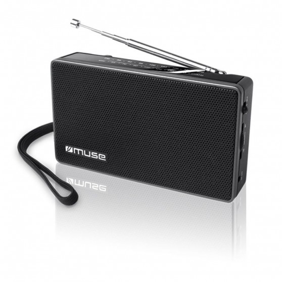 Radio Porttil MUSE M-030 R Negro