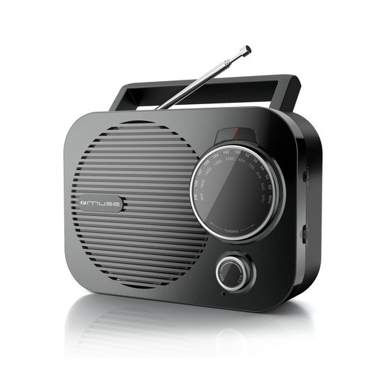 Radio Porttil MUSE M-050 R Black