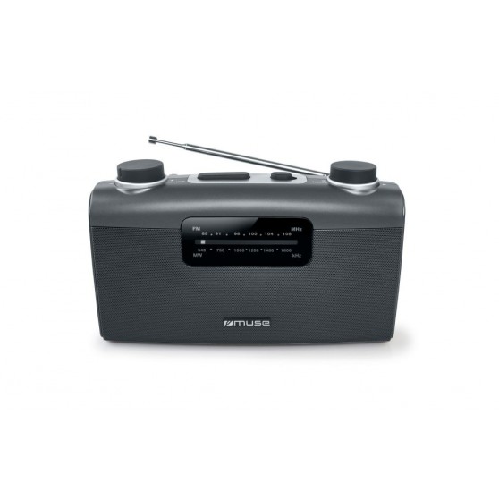 Radio Porttil MUSE M-058 R Gris
