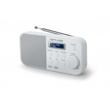 Radio Despertador Porttil MUSE M-109 DBW Blanco