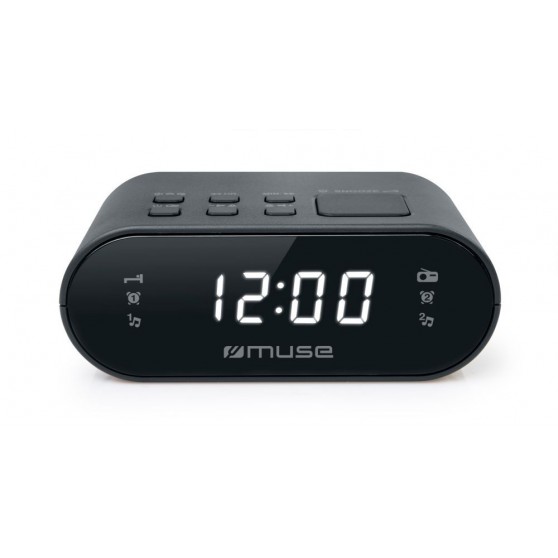 Radio Despertador MUSE M-10 CR Negro