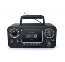 Radio CD y K7 Porttil MUSE M-182 RDC Black