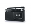Radio Cassette Porttil MUSE M152R Negro