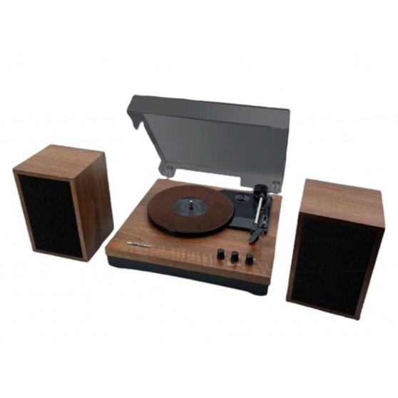 Tocadiscos con Altavoces MUSE MT-108 BT Wood