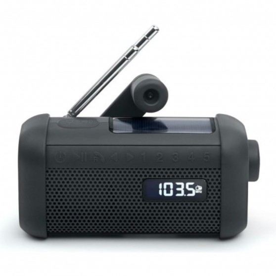 Radio Porttil Solar MUSE MH-08MB Black