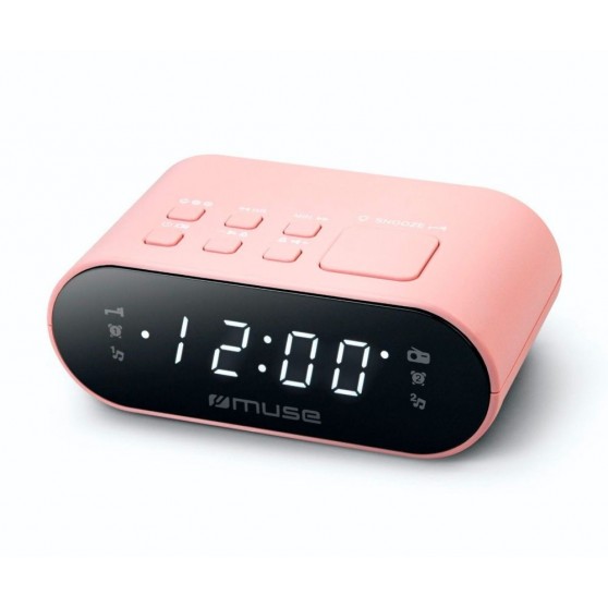 Radio Despertador MUSE M-10 Rosa