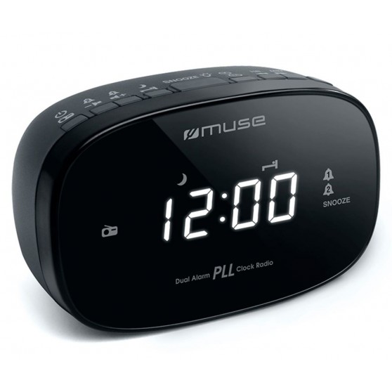 Radio Despertador MUSE M-155 CR Black