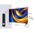 TV LED TCL 43P61B 4K HDR Google TV