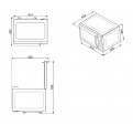 Microondas SMEG MOE25X Inox 25L Grill