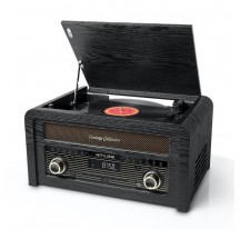 Tocadiscos MUSE MT-115 W Black Wood