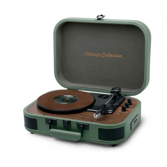 Tocadiscos con Altavoces MUSE MT-207PGR Verde