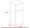 Frigorfico 2 Puertas TEKA RTF 13630 Blanco 1.72m