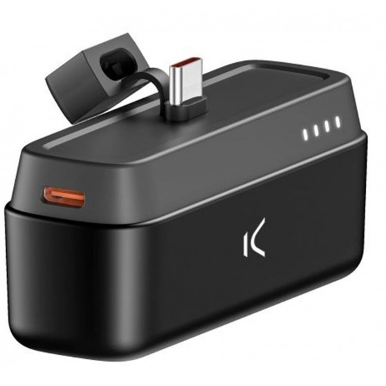 PowerBank KSIX BPB4800S01N Black 4.800 mAh USB-C