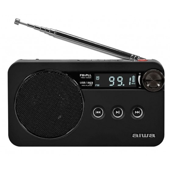 Radio Porttil AIWA RS-77PLL BK Negra