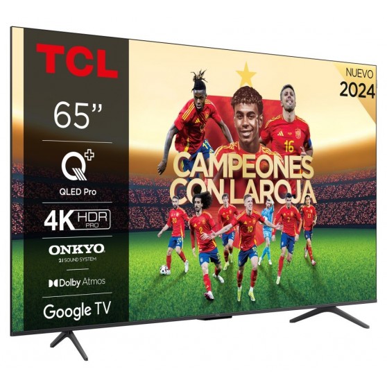 TV QLED TCL 65C655 4K HDR10+ Google TV Dolby Atmos