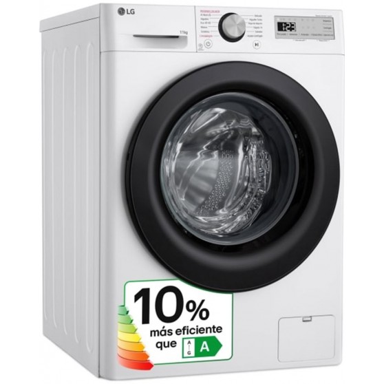 Lavadora LG F4WR5011A6F Blanco 11Kg AI 1400 A