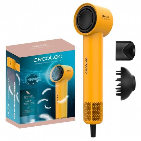 Secador CECOTEC IoniCare RockStar Style Yellow