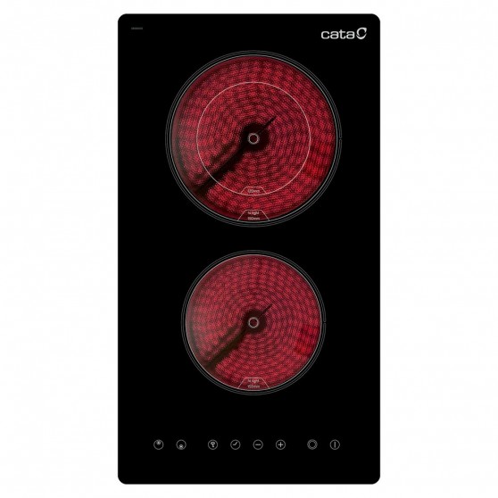 Placa Modular CATA TD 3002 BK B 2f Vitrocermica
