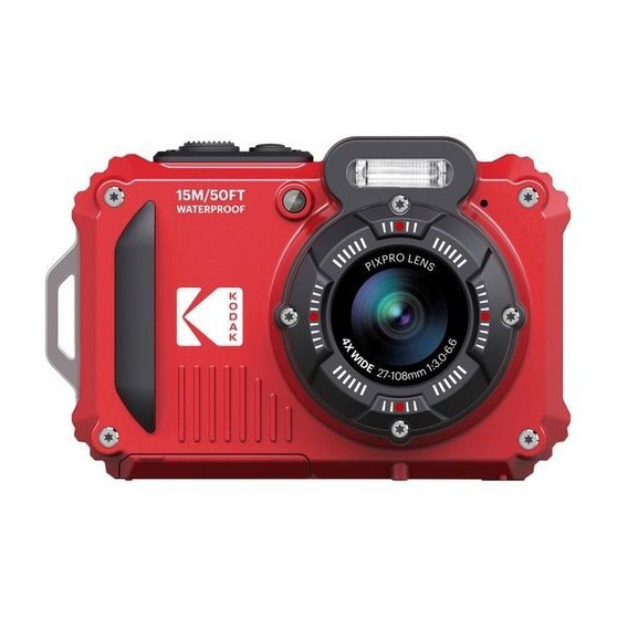 Cmara Compacta KODAK PIXPRO WPZ2 RED Waterproof
