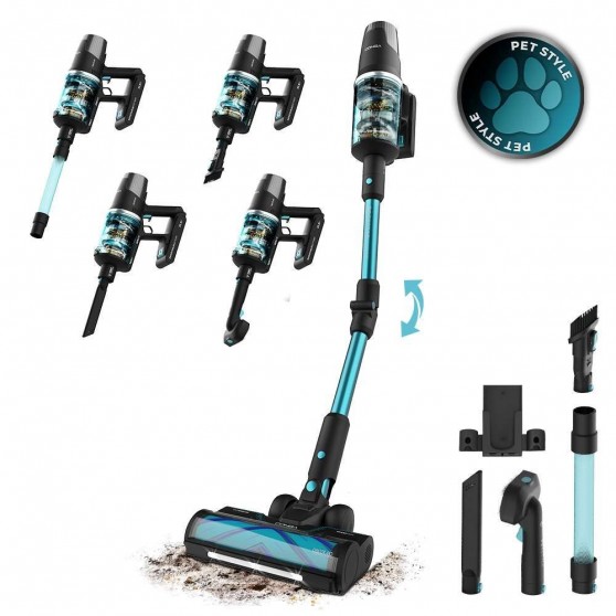 Aspirador Vertical CECOTEC Conga Rockstar 9500 Lunar Pet Flex