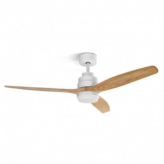Ventilador Techo UFESA Nepal Blanco Haya Luz 40W