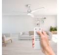 Ventilador Techo UFESA Nepal Blanco Luz 40W