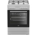 Cocina Gas y Elctrica BEKO FBE6212OWD Bco 4f