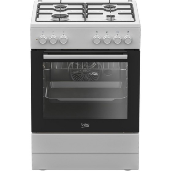 Cocina Gas y Elctrica BEKO FBE6212OWD Bco 4f