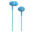 Auricular SUNSTECH POPSBLCon Cable Micrfono Azul