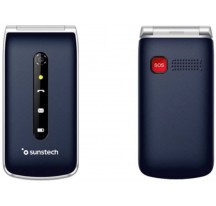 Telefono Mvil SUNSTECH CELT18BL Azul Personas Mayores