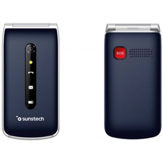 Telefono Mvil SUNSTECH CELT18BL Azul Personas Mayores