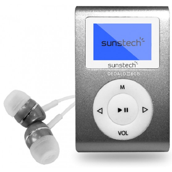 MP3 SUNSTECH DEDALOIII 8GB Gris