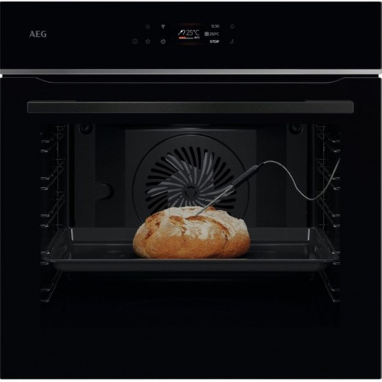 Horno AEG TE7PB63ZAB Cristal Negro Pirlisis Wifi