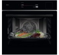 Horno AEG TP9SB831AB Cristal Negro Perfil Inox Vapor
