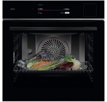 Horno AEG TP9SB831AB Cristal Negro Perfil Inox Vapor
