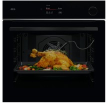 Horno AEG TR7PB73FSB Cristal Negro Perfil Inox Pirlisis