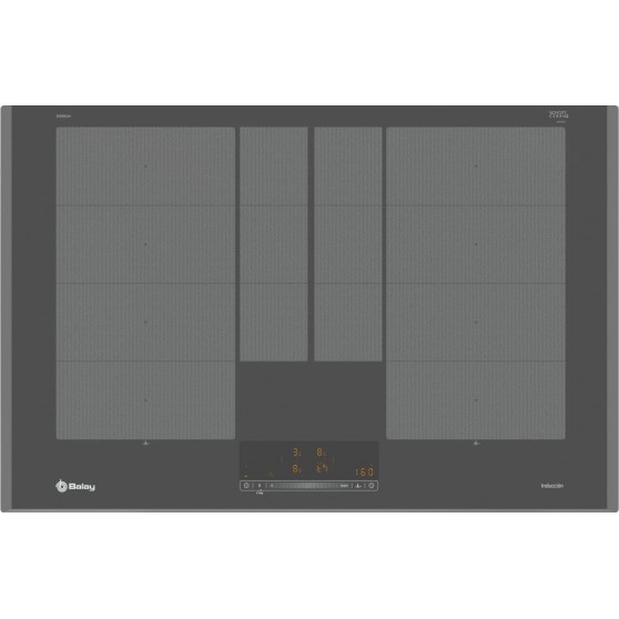 Placa Induccin BALAY 3EB980AH 80 cm Gris Antracita Flex