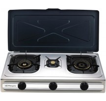 Hornillo de Gas ORBEGOZO FO3500 3 Fuegos Inox