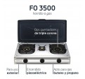 Hornillo de Gas ORBEGOZO FO3500 3 Fuegos Inox