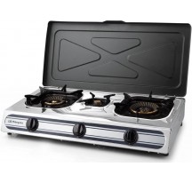 Hornillo de Gas ORBEGOZO FO3510 3 Fuegos Inox Termopar