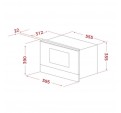Microondas Integrable TEKA MS 6220 BIS L Inox 22L