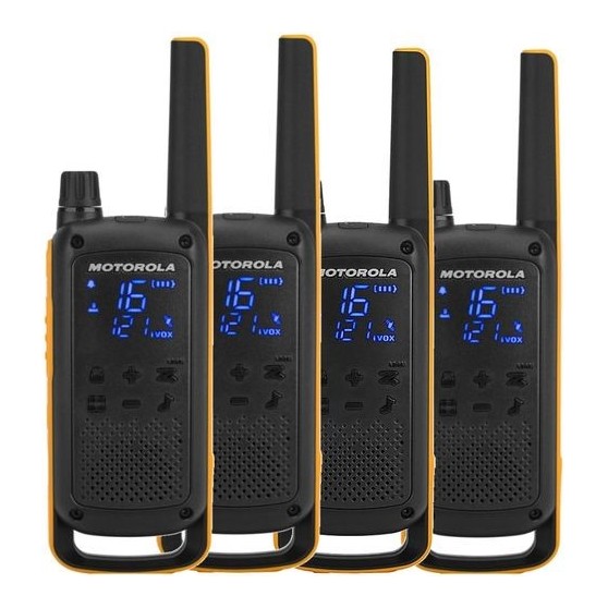 Pack Walkie Talkie MOTOROLA T82 EXTREME Amarillo