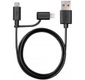 Cable VARTA 57948101401 2en1 USB+Lightning