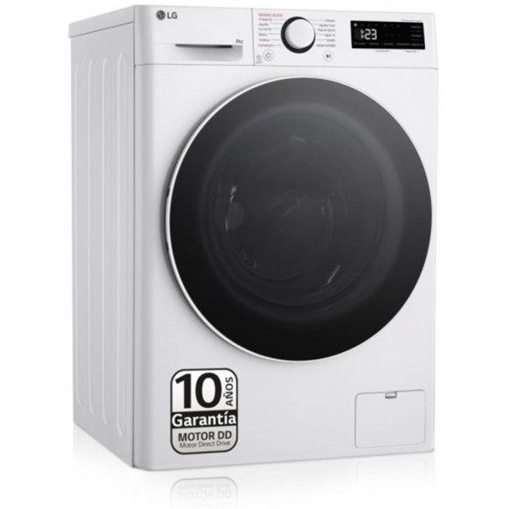 Lavadora Libre Instalacin LG F2WR5S08A0 Blanco 8Kg 1400 Vapor A Tapa