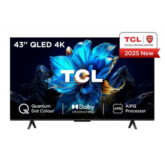 TV QLED TCL 43P7K 4K UHD GoogleTV 43"