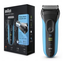 Braun Series 3 3040s Mquina de afeitar de lminas Recortadora Negro, Azul