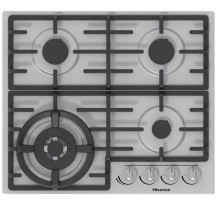 Placa Gas HISENSE GM663X 4 Quemadores Inox