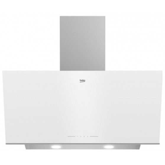 Campana BEKO BHCA94640WH 90 cm Cristal Blanco