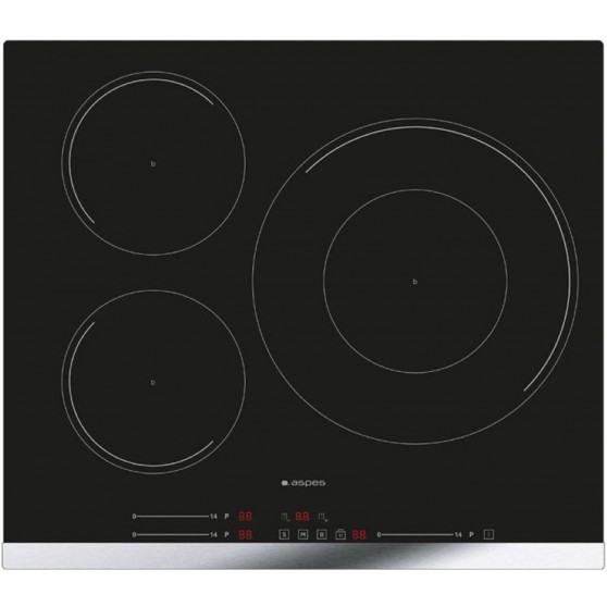 Placa Induccin ASPES AI3601SB32 3 Zonas Cristal Negro